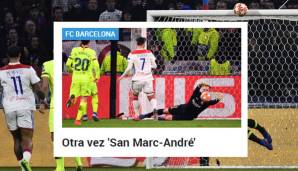 Das wurde von der "Marca" honoriert. "Schon wieder der heilige Marc-Andre" jubelte das Barca-Hausblatt, das ter Stegen nicht zum ersten Mal so titulierte.