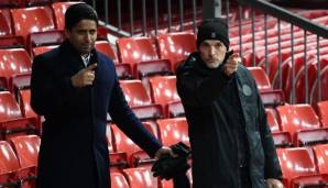 Thomas Tuchel und Nasser al-Khelaifi sind das Führungs-Duo von Paris Saint-Germain.
