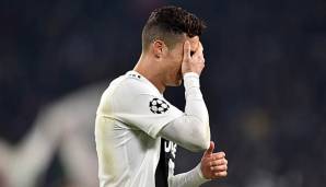 Cristiano Ronaldo von Juventus Turin könnte gegen Ajax im Viertelfinale der UEFA Champions League fehlen.
