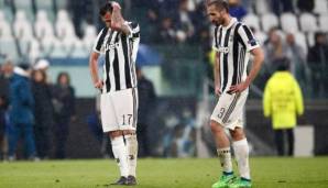 Juventus Turin muss auf Mario Mandzukic und Giorgio Chiellini verzichten.