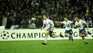 1998/99 – Dynamo Kiew: Die aufstrebende Truppe aus der Ukraine um den 21-jährigen Andrij Schewtschenko lässt in der Gruppenphase Lens, Arsenal und Panathinaikos hinter sich. Kiew bekommt es im Viertelfinale mit Real Madrid zu tun.