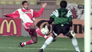 Platz 8: Thierry Henry - 7 Tore für die AS Monaco.