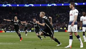 Am Mittwoch, den 8.5.2019, findet das Halbfinal-Rückspiel in der Champions League zwischen Ajax Amsterdam und Tottenham Hotspur statt und SPOX lässt deshalb das Hinspiel nochmal Revue passieren.