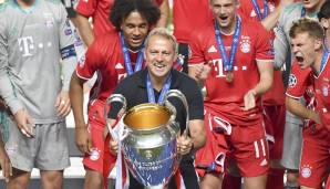 2020 – HANSI FLICK: Der neue Herrscher in Europa. Führte den FC Bayern nach dem Aus von Niko Kovac im November 2019 zum zweiten Triple seiner Vereinsgeschichte. Das 1:0 im Finale gegen PSG rundete eine perfekte Erfolgsstory ab. Folgt 2021 die nächste?