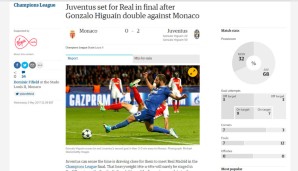 Der Guardian blickt schon einmal einen Schritt voraus: "Juve bereit für Finale gegen Real"