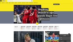 Die türkische Hürriyet spricht beim 0:5 von Besiktas gegen Bayern von einem "schweren Unfall".