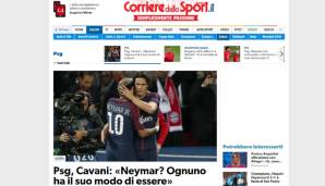 Natürlich auch Thema: Die Beziehung von Neymar und Cavani, die international ganz genau beobachtet wurde