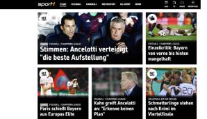 Die Kollegen von Sport1 haben es gerne dramatisch: "PSG schießt Bayern aus Europas Elite"