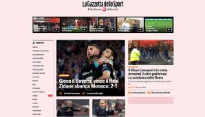 "Bayern spielt, Real gewinnt", titelt die Gazzetta dello Sport. Zidane habe die Bayern gesprengt.