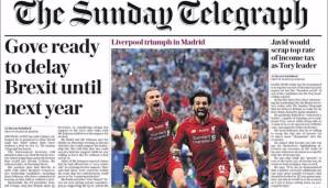 Daily Telegraph: "Große Reisen beginnen und enden in Liverpool. Klopp kam nicht in Liverpool an und erwartete sofortigen Erfolg, auch wenn er das nur knapp verpasste."