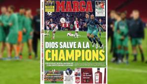 Bei der Marca spielt man auf die englische Nationalhymne an und dichtet diese ein wenig zu "God save the champions" um.