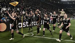 Ajax Amsterdam feiert den Einzug ins Champions-League-Halbfinale.