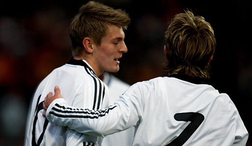 Toni Kroos erzielte gegen Finnland drei Treffer für die deutsche U 19