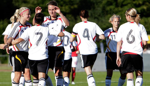 Die deutschen U19-Frauen mit zwei Erfolgen gegen Weißrussland und England