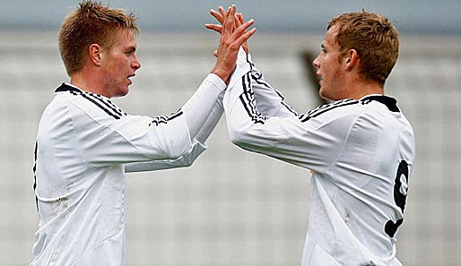 Florian Trinks und Lennart Thy trafen je zweimal für das U-18-Team