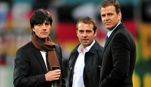 Ob diese drei Herren die deutsche Nationalmannschaft auch noch nach der WM 2010 betreuen?