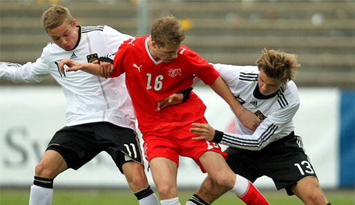 Die deutsche U-17-Nationalmannschaft verlor gegen die Schweiz mit 0:1
