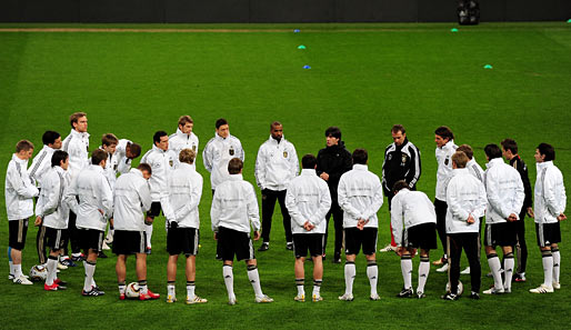 Joachim Löw und das DFB-Team bereiten sich in München auf das Spiel gegen Argentinien vor