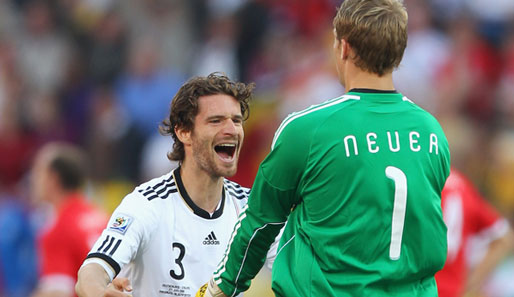 Arne Friedrich und Manuel Neuer waren bärenstark gegen England