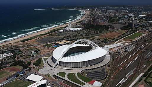 Eine traumhafte Kulisse: Das Moses-Mabhida-Stadium in Durban