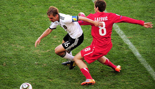 Philipp Lahm absolvierte gegen Serbien sein 67. Länderspiel für die DFB-Auswahl