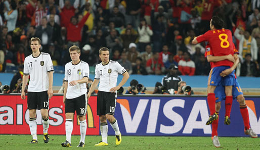 Deutschland bekam im WM-Halbfinale von Spanien deutlich die Grenzen aufgezeigt