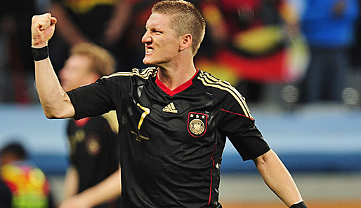 Schon bei der WM 2006 absolvierte Schweinsteiger alle sieben Spiele und erzielte zwei Treffer