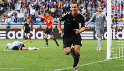 Mit zwei weiteren WM-Toren wäre Miroslav Klose erfolgreichster WM-Torschütze aller Zeiten