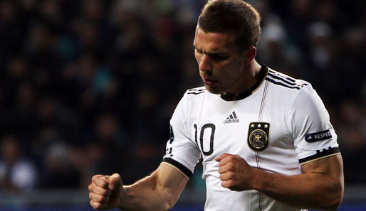 Lukas Podolski wird nicht für das letzte Länderspiel des Jahres auf dem Spielfeld stehen