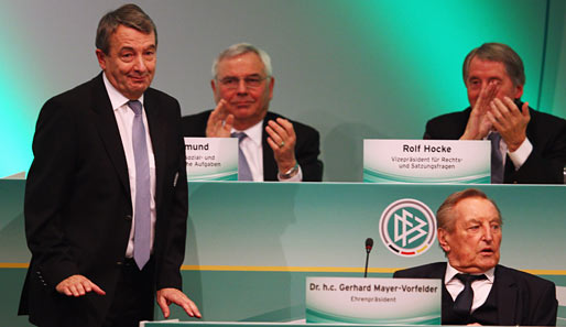 Wolfgang Niersbach wurde am 2. März 2012 zum DFB-Präsidenten gewählt