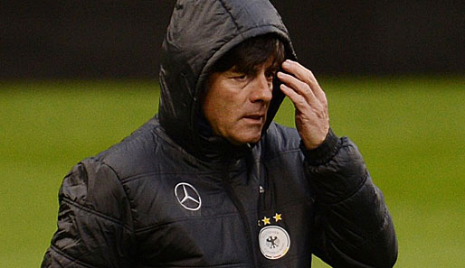 Wegen einer Erkältung konnte Bundestrainer Joachim Löw am Sonntag nicht beim Training dabei sein