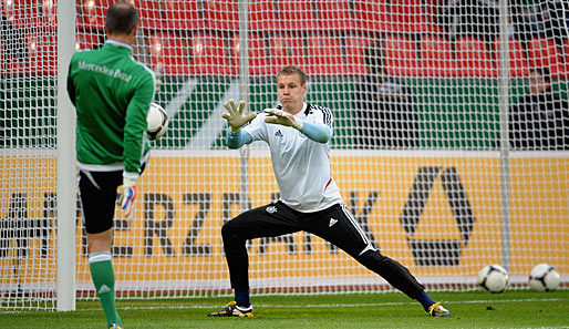 Bernd Leno feierte am 14. August 2012 beim 6:1-Sieg gegen Argentinien sein U-21-Debüt