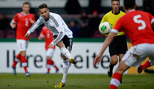Moritz Leitner traf gegen die Schweiz zum 2:0