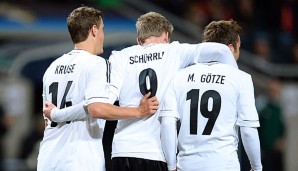 Die Mannschaft von Joachim Löw qualifizierte sich noch mit komplett weißen Trikots für die WM