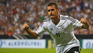 Miroslav Klose kann bei der WM 2014 an Ronaldo vorbeiziehen