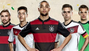 Mit diesem Auswärtstrikot will die deutsche Nationalmannschaft im Sommer Weltmeister werden