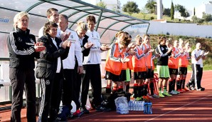 Bundestrainerin Silvia Neid und die DFB-Ladiea gewannen in diesem Jahr bereits den Algarve Cup