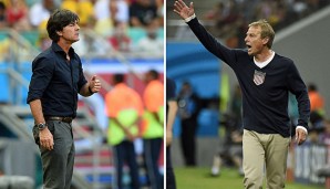 Einst Kollegen, heute Gegner: Joachim Löw (l.) und Jürgen Klinsmann