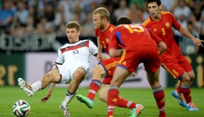 Thomas Müller blieb gegen Armenien ohne eigenen Treffer