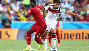 Sami Khedira hatte sich gegen Ghana eine Innenbandzerrung zugezogen