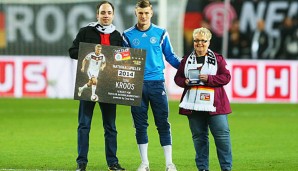 Toni Kroos wurde als Nationalspieler des Jahres 2014 geehrt