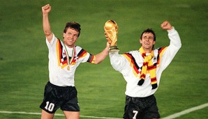 Lothar Matthäus führte die DFB-Elf 1990 als Kapitän zum Titel