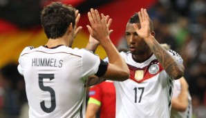 Mats Hummels und Jerome Boateng gehören im fitten Zustand zur Stammformation des DFB