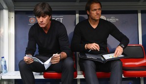 Joachim Löw und Thomas Schneider tüfteln schon über die Taktik gegen Italien