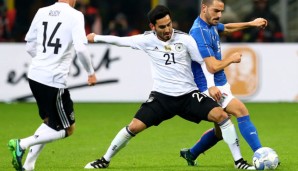 Ilkay Gündogan spielte gegen Italien offensiver als zuletzt