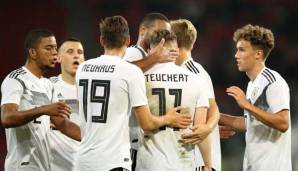 Die deutsche U21-Nationalmannschaft trifft am Dienstag auf Irland.
