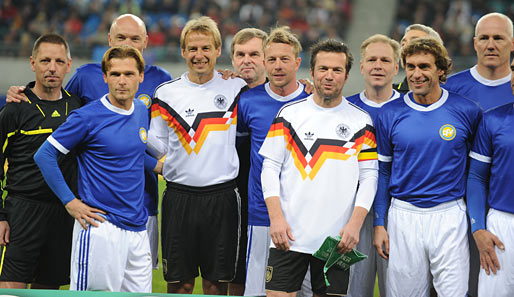Bekannte Gesichter in Leipzig, u.a. Darius Wosz, Jürgen Klinsmann und Lothar Matthäus