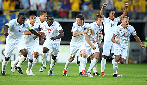England U-21-Team freut sich über den Finaleinzug bei der EM in Schweden