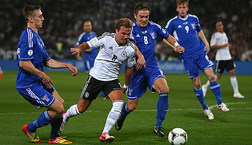 Mario Götze erzielte das 1:0 für die deutsche Mannschaft
