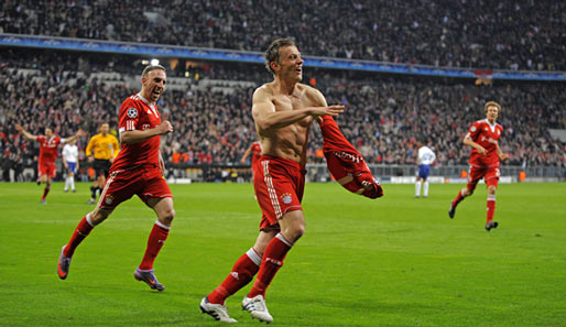 Ivica Olic traf in der Bundesliga in dieser Saison 11 Mal, in der Champions League 7 Mal für die Bayern